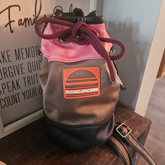 Marc Jacobs Handbags - MARC JACOBS Small Drawstring Color-Block Sport Handbag